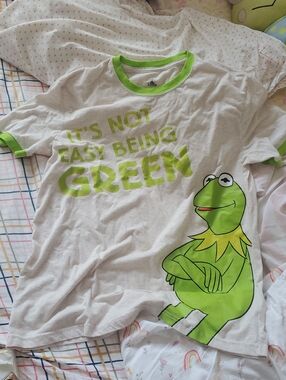 Disney Muppets Kermit It's Not Easy Being Green Shirt
